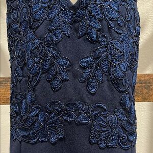 Lulus Navy Blue Lace Dress